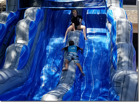 Landon's 9th Birthday Water Slide 1a