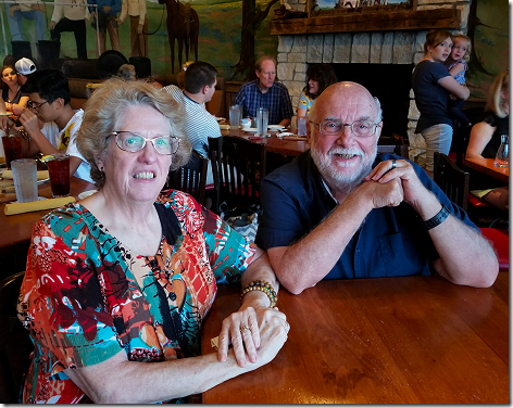 Saltgrass Kemah 52nd Anniversary Greg and Jan