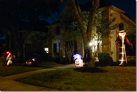 Brandi's Halloween Decorations Night