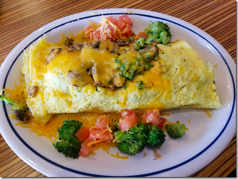 IHOP Garden Omelet