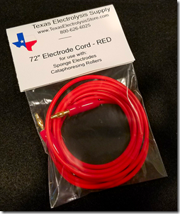 TES Electrode Cord RED