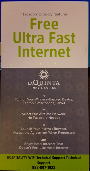 LaQuinta High Speed Internet