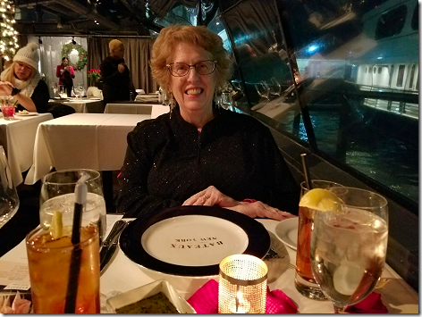 Jan on NYC Dinner Cruise