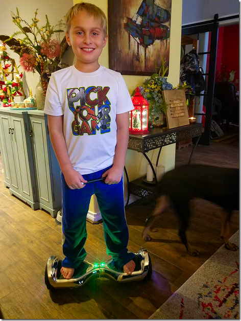 Landon's 2019 Christmas Hoverboard