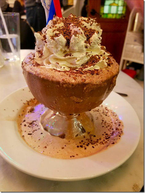 Serendipity Peanut Batter Frozen Hot Chocolate