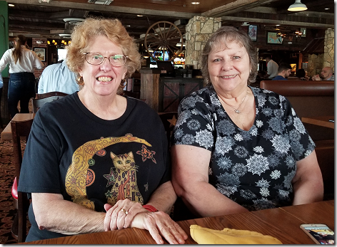 Jan and Bonnie at Saltgrass