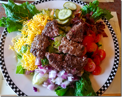 Black Bear Diner Bacon Cheeseburger Salad 2