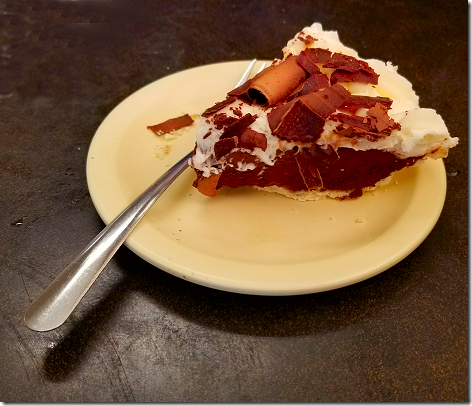 Golden Rule BBQ Double Chocolate Pie