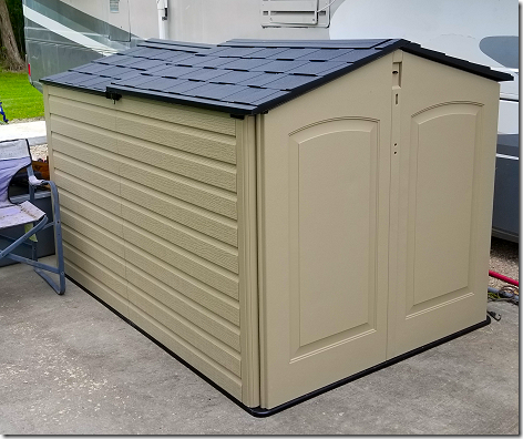 Rubbermaid Shed with Doors