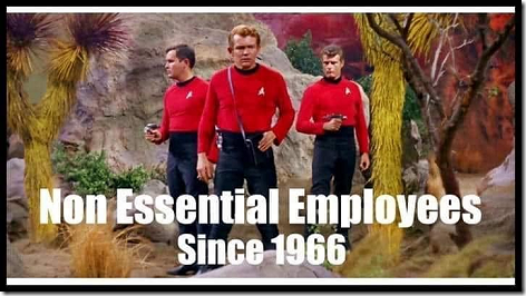 Star Trek Non Essential Employees