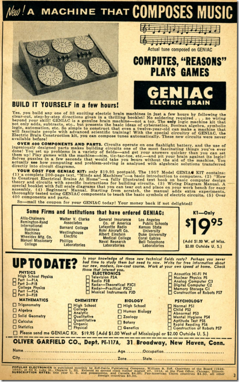 Geniac Ad