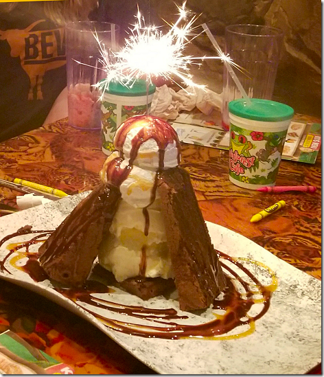 Rainforest Cafe Volcano Cake 2