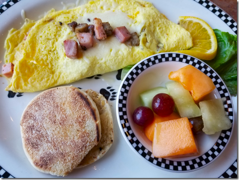 Black Bear Meat Lover's Omelet