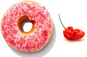 Dunkin Donuts Ghost Pepper Donut