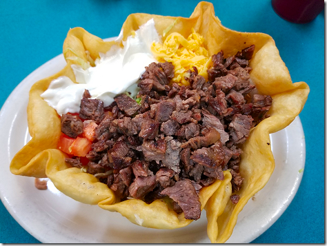 Los Ramirez Beef Fajita Taco Salad 5