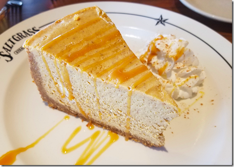 Saltgrass Galveston 20201025 Pumpkin Cheesecake