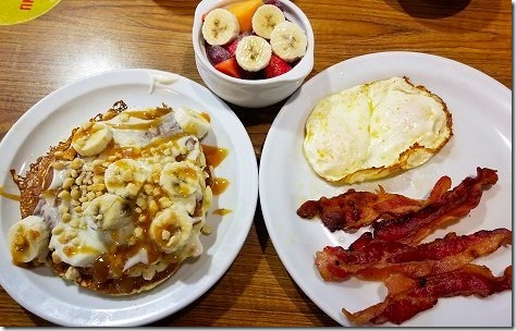 Denny's Salted Caramel Pancakes