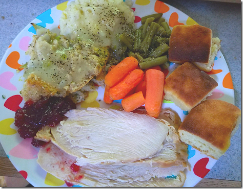 Thanksgiving 2020 Plate