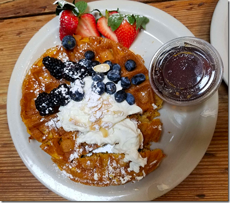 Sunflower Cafe Pumpkin Waffle