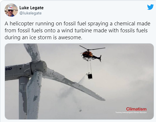 Helicopter Spraying Turbine
