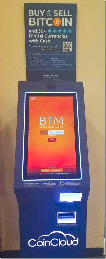Bitcoin ATM Kiosk