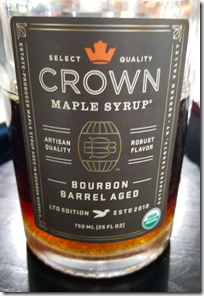 Brandi's Bourbon Barrel-Aged Maple Syrup