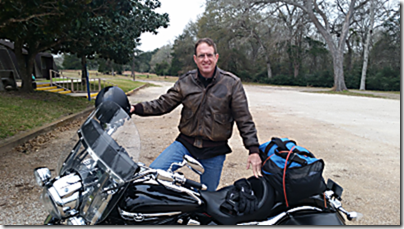 Chris on his Bike