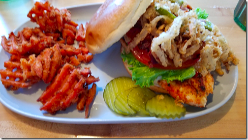 Gator's Blackened Chicken Sandwich