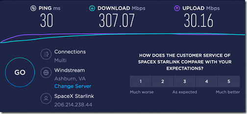 Glenn Reynolds Starlink Test