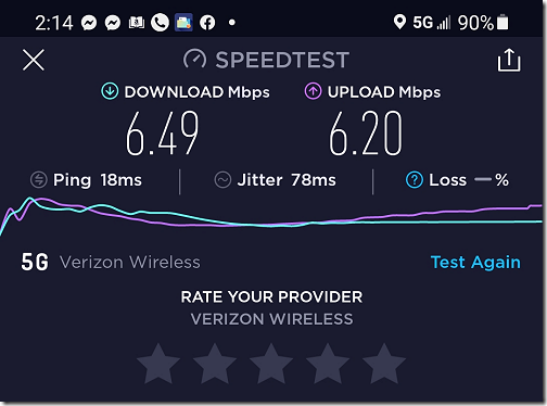 Clear Lake 5G Speed