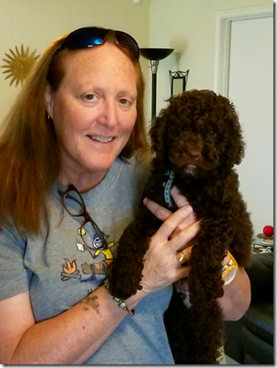 Sharon Hosea and Friend Clear Lake Pets