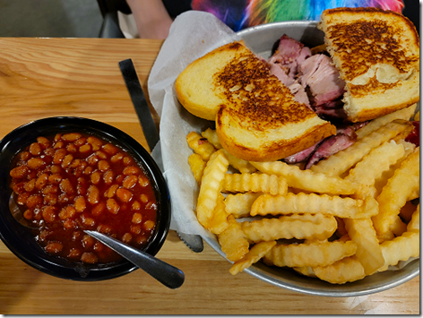 Sonny's BBQ Sliced Pork Sandwich