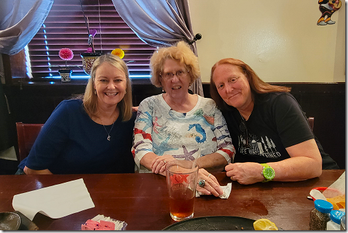 Taft Reunion 2021 Candace, Jan, and Sharon