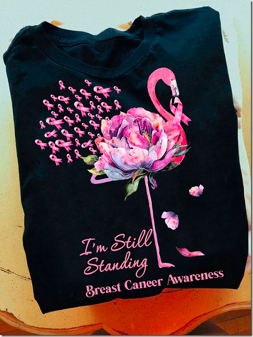 Breast Cancer Flamingo Shirt