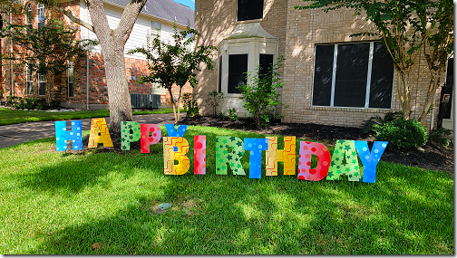 Happy Birthday Landon Yard