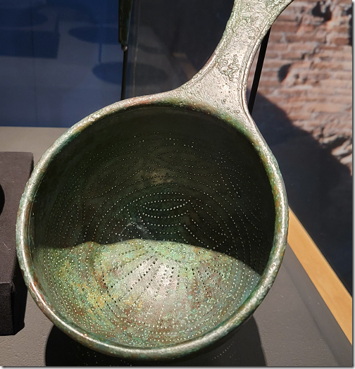 Museum Pompeii Cooking Colander