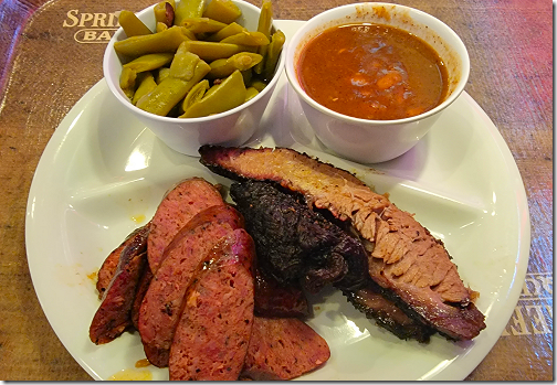 Spring Creek Brisket and Sausage