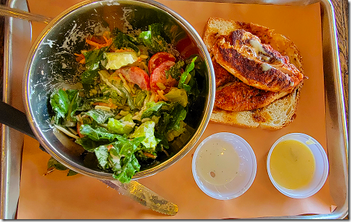 The Cookshack Chicken Tenders and Salad
