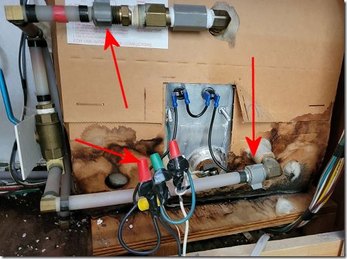 Atwood Water Heater Inside Connections