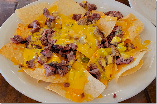 Monterey's Dickinson Fajita Beef Nachos