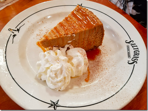 Saltgrass Pumpkin Cheesecake