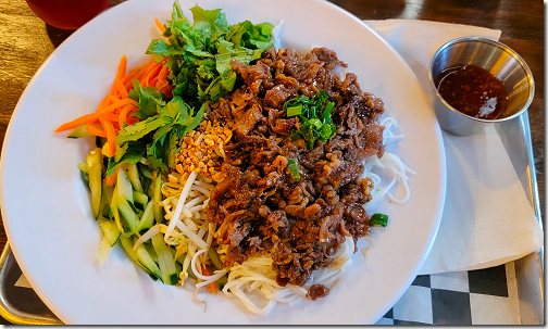 Pho Barr Vermicelli Bowl with Grilled Ribeye