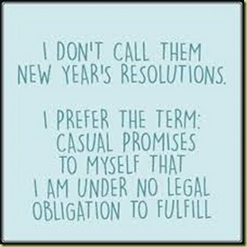 New Year's Resolutions