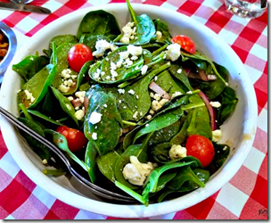 Grimaldi's Pizza Spinach Salad 20220201