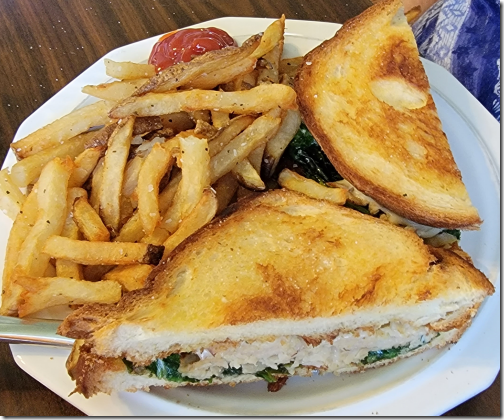 Pine Street Cafe Turkey & Spinach Sandwich