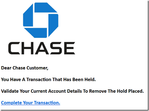 Chase Alert