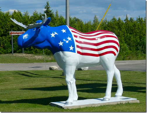 Mackinac Moose Mascot