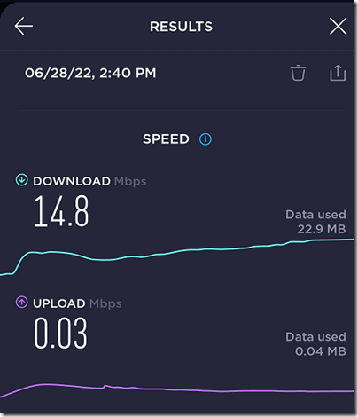 Speedtest HEB 5G