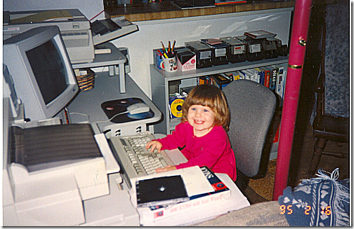 Piper at 18 months with compter - 500