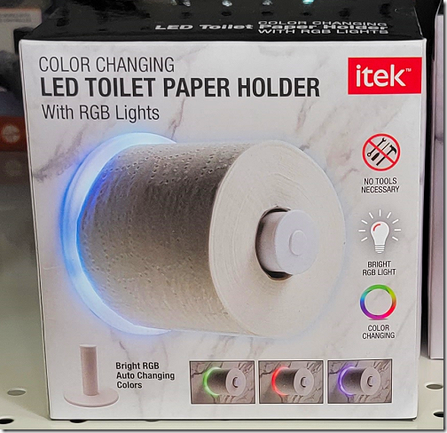 Ollie LED Toilet Paper Holder